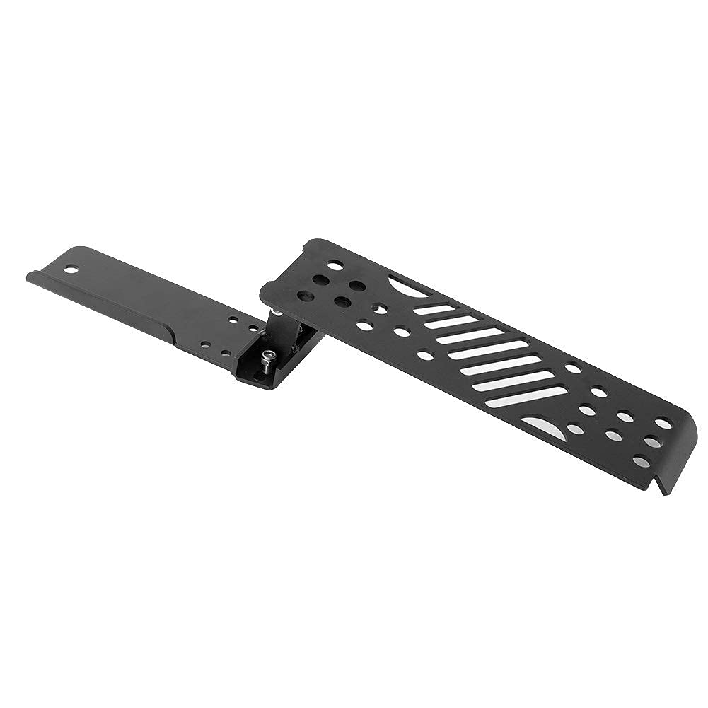 Qiilu Footrest Pedal Left Footrest Pedal Foot Rest Peg Panel for Wrangler JL Panel, 2018-2019