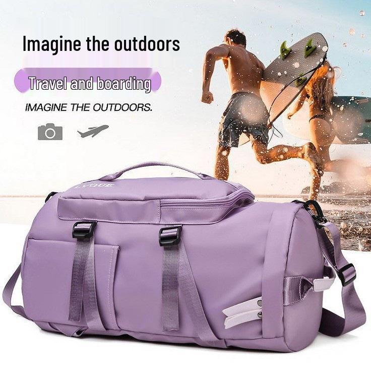 Multi-Functional Travel & Sports Bag with Wet/Dry Separation & Shoe Compartment