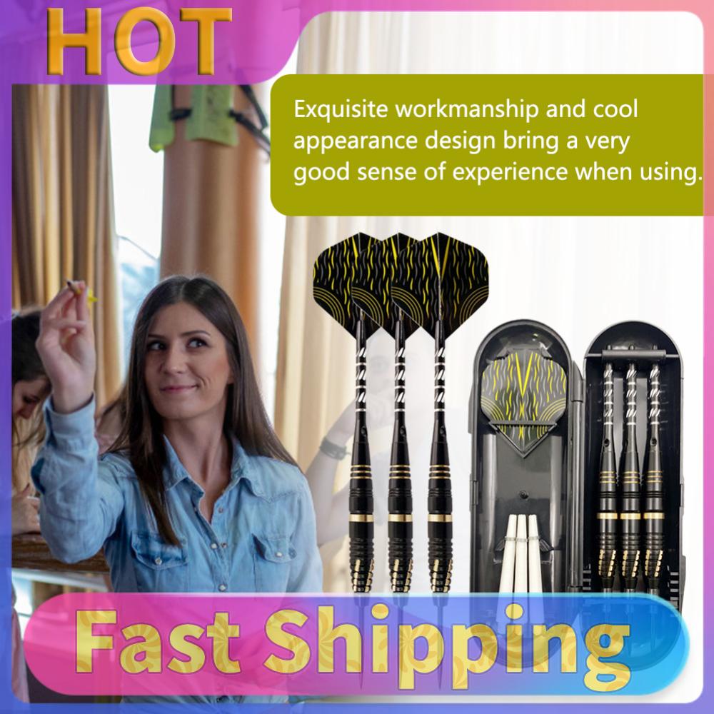 3pcs/Set Needle Tip Darts Lightweight Dart Flights Shafts Replaceable Multipurpose with Storage Case for Amusement Games