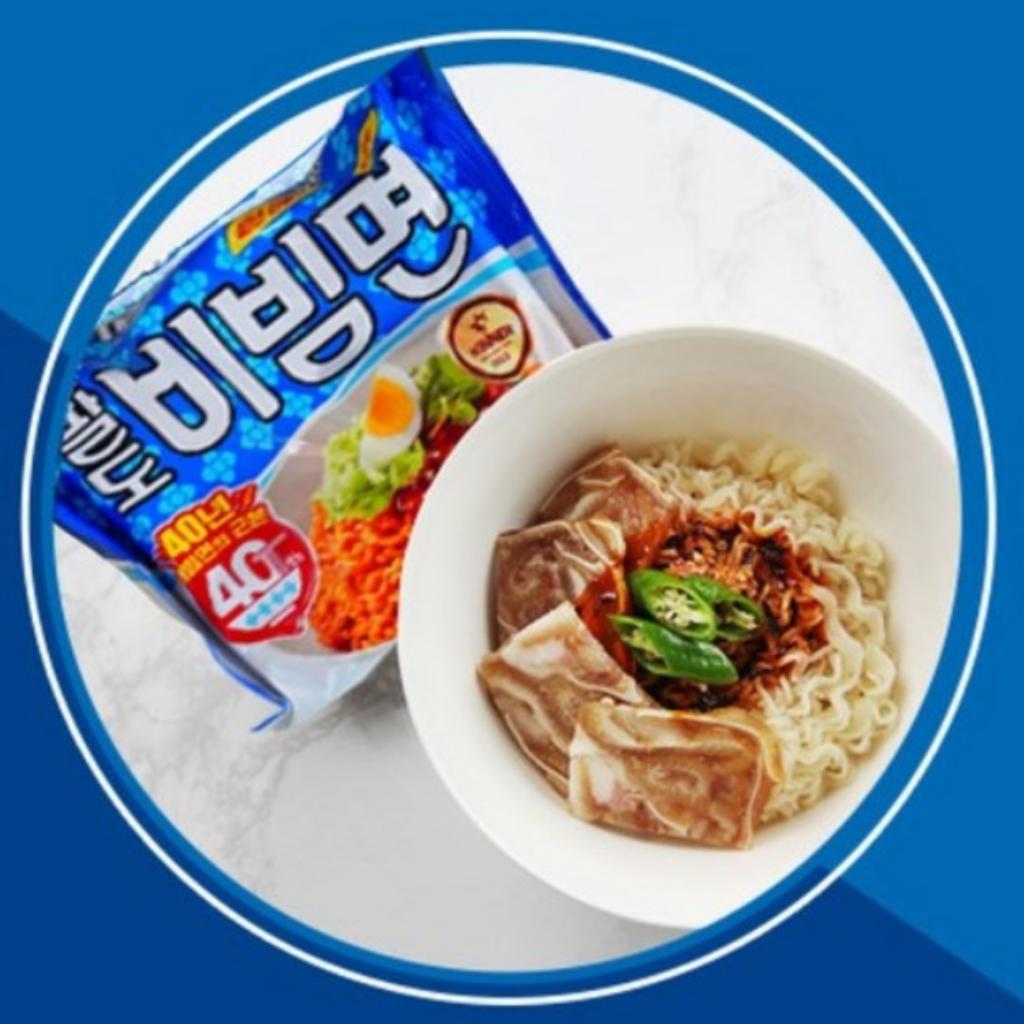 [PALDO] Bibimmen Korean Spicy Cold Noodles 130g x 5 Pack Sweet Spicy Bibim Ramen Instant Stir Noodles K Food