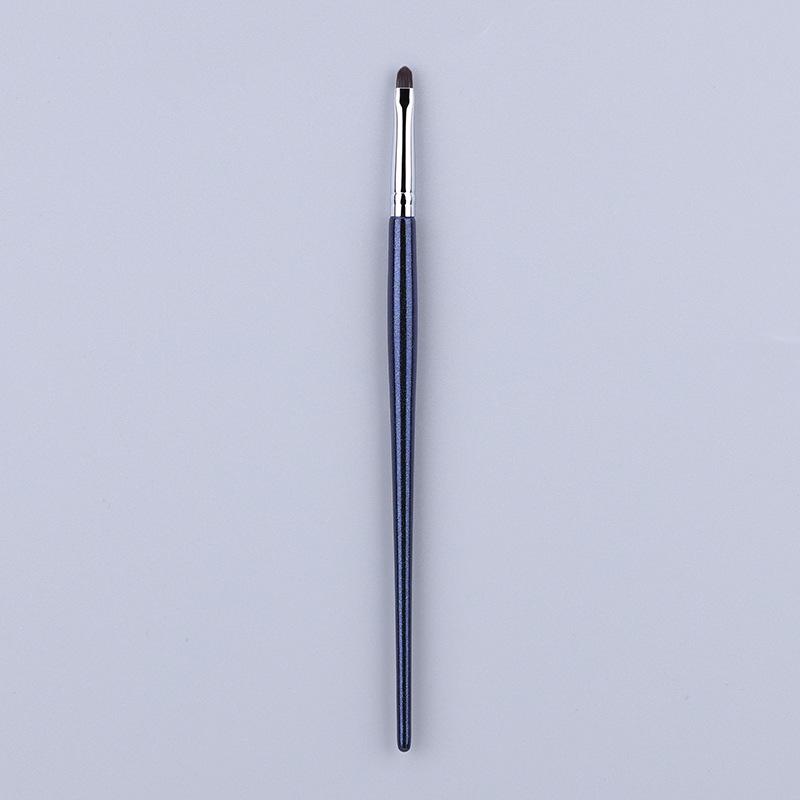 Genuine Wool 15-Piece Copper Tube Makeup Brush Set - Includes Highlight, Eyeshadow Brushes & Eyelash Comb