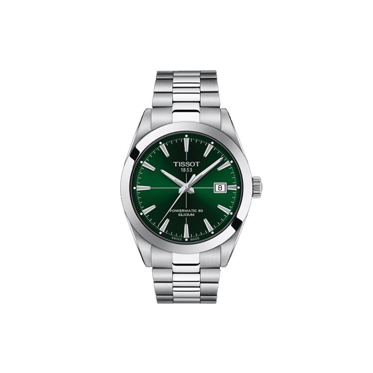 Tissot Collezione Windy Movimento Meccanico Automatico Orologi da Uomo Orologio 40mm Quadrante Verde Cassa in Acciaio Inossidabile T127.407.11.091.01