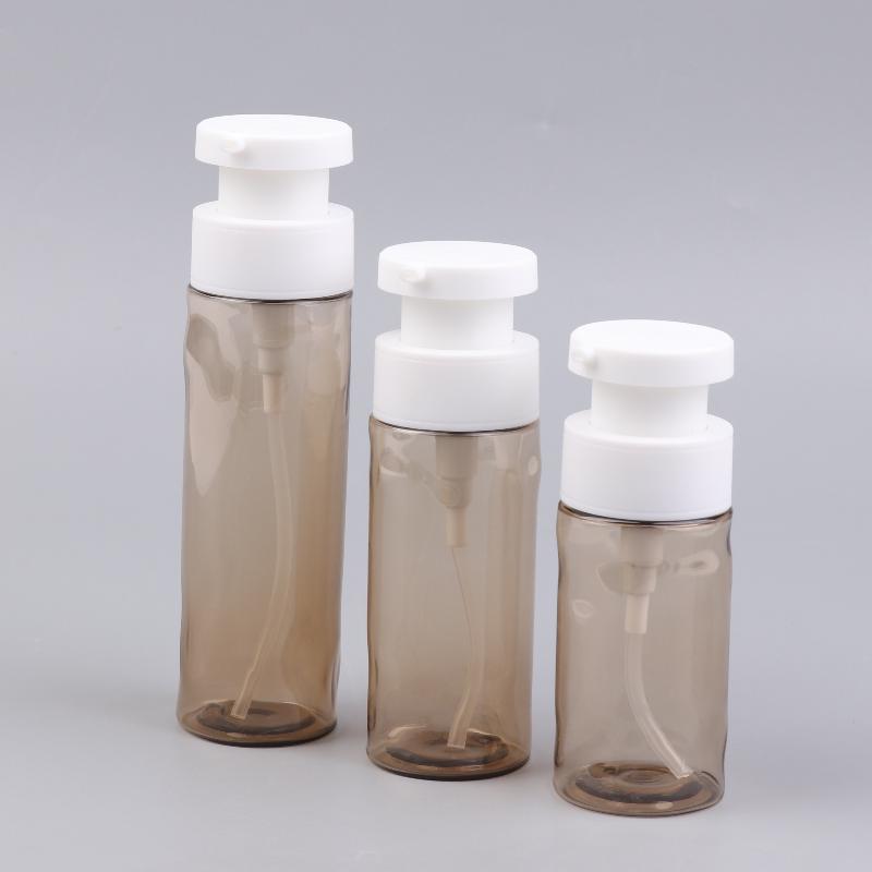 1Pcs Plastic Press Cosmetic Bottle Empty Shampoo Bottle Refillable Travel Portable Container Shower Gel Bottle