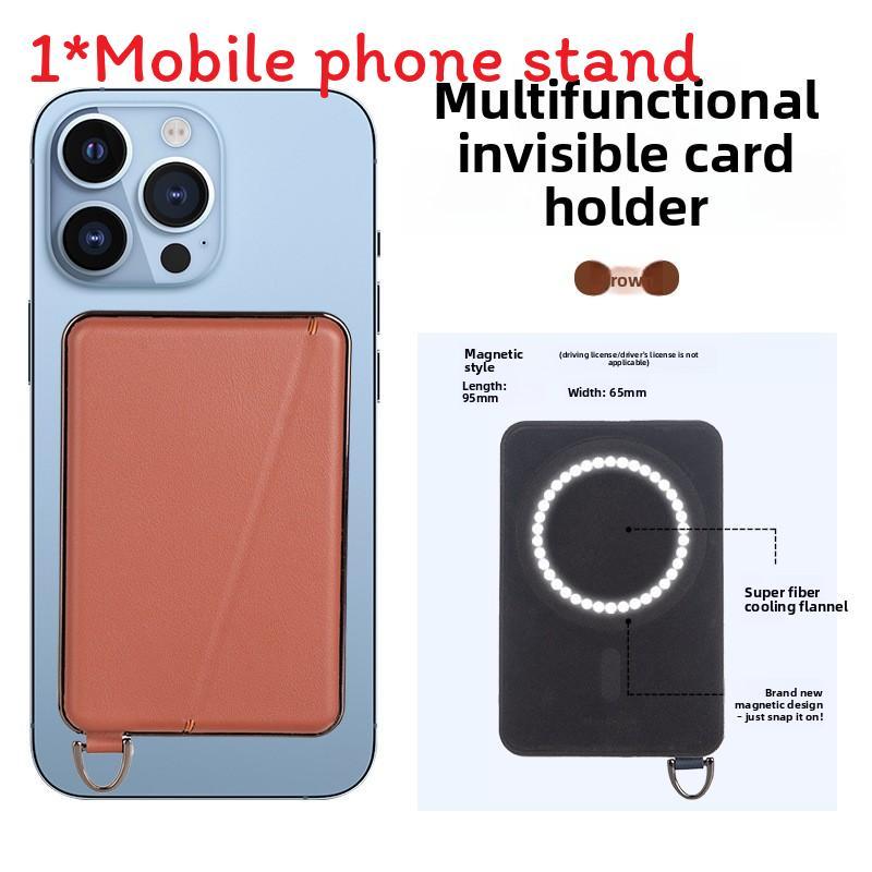 Magsafe Card Holder Wallet With Magnetic Stand For Phone And Desk Organization