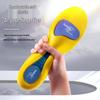 Men's Shock-Absorbing Summer Sports Insoles for Flat Arches - Soft, Sweat-Absorbing Full Pad with Heel Support.