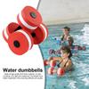 2Pcs Water Dumbbell High Density EVA Foam Pool Weight Men Women Water Aerobic Weight Loss Floating Exercise Dumbbell Aqua Fitness