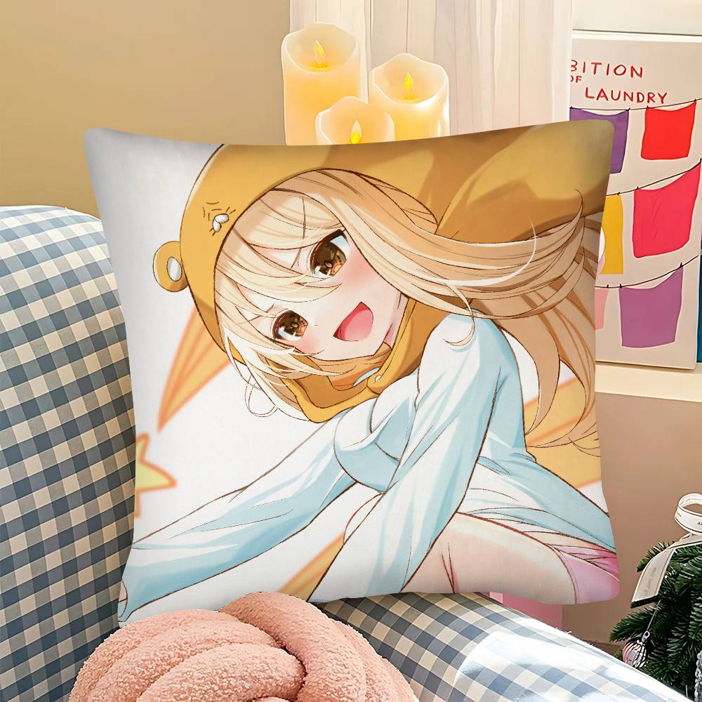 Anime Himouto Umaruchan Pillow Case Fashion Square Pillowcase Bedroom Sofa Room Ins Decoration Leisure Cushion Cover