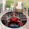 Cristiano Ronaldo Golden Ball Triumph Celebration Carpet Suitable For All Seasons Floor Mats Bathroom Mat Christmas Gifts Art