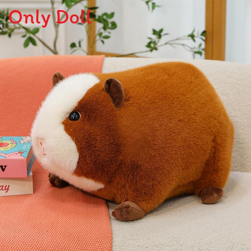 Süßes Cartoon Braunes Pose Holländisches Schwein Plüschtier Puppe Für Kinder Kinder Geschenk