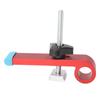 T Track Hold Down Clamps Kit Aluminum Alloy Woodworking T Track Clamp Tool Easy To Install Red