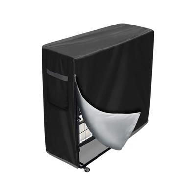 Housse de lit pliante d'extérieur en tissu Oxford 210D, facile à nettoyer, résistante à l'eau, housse de rangement pour lit pliant