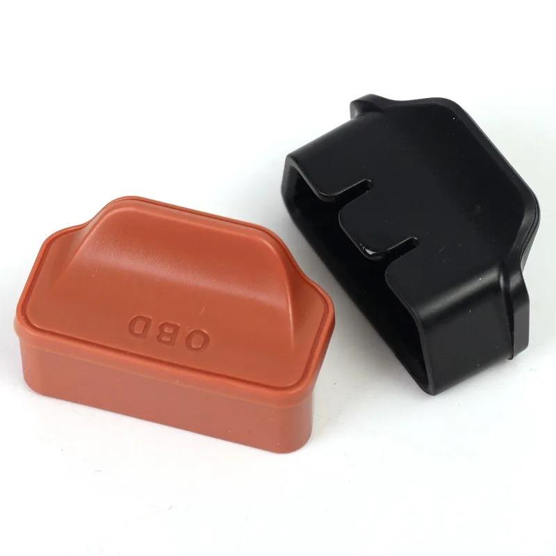 1/3/5PCS Universal Car OBD Interface Protective Cover Silicone Dust Protective Cover Interior Trim Modification Accessories