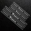 4Pcs Car Threshold Protector Transparent Decorative Badge 3D Sticker For Renault Dacia Koleos 1 Clio Laguna 2 Megane 2 3 Duster Logan Captur