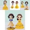 Enchanting Princess Bella Snow White Figures Pvc Miniatures For Kids Girls Cake Decor