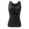 Women's Seamless Lace Thermal Vest with Tummy Control