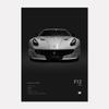 Famous Cars 812 458 296 Canvas Wall Art Print Poster 599XX SP3 F8 Decoration Mural Modern Home Decor Birthday Gift Unframed