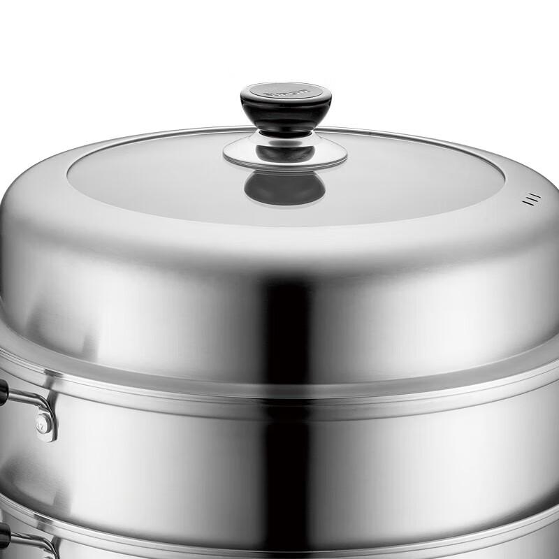 SUPOR 28cm 3-Layer 304 Stainless Steel Steamer Pot