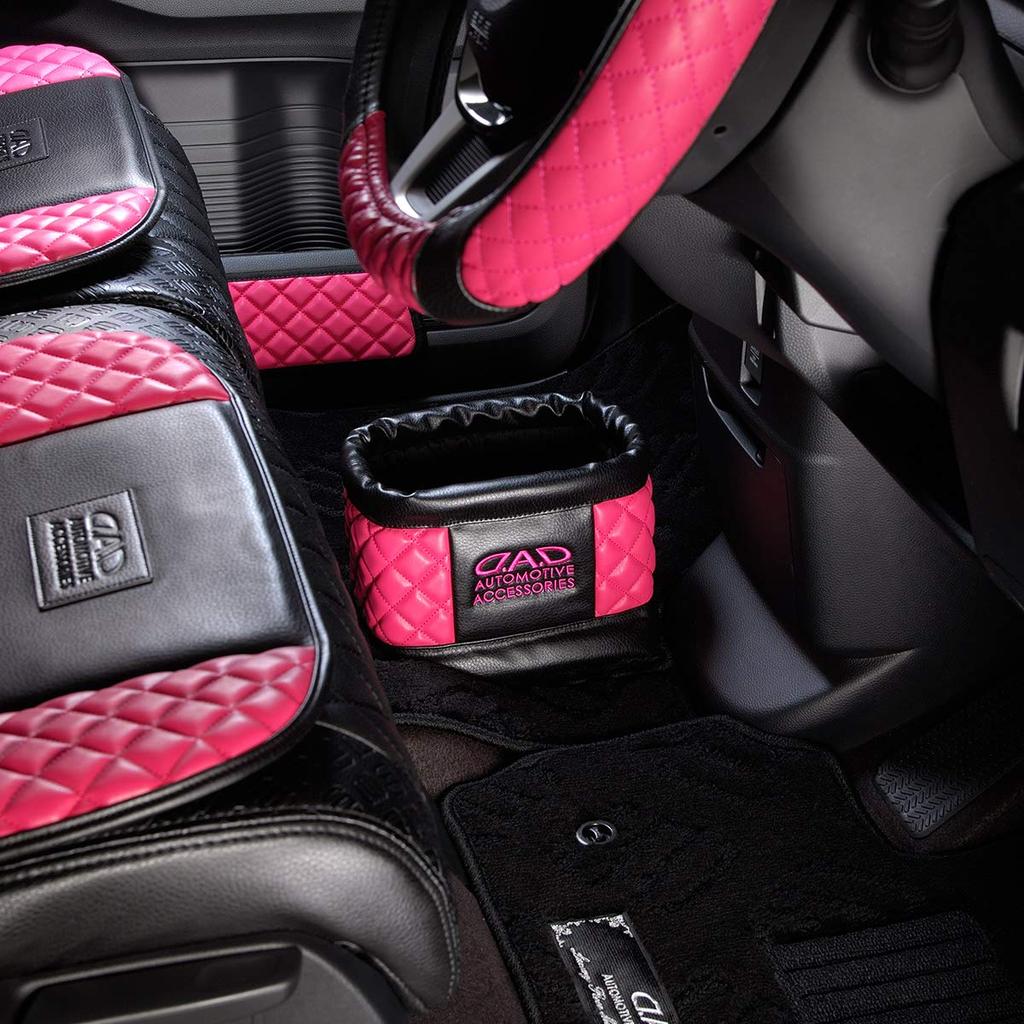 DAD GARSON Dustbin Type Quilted Pink D.A.D HA588-02