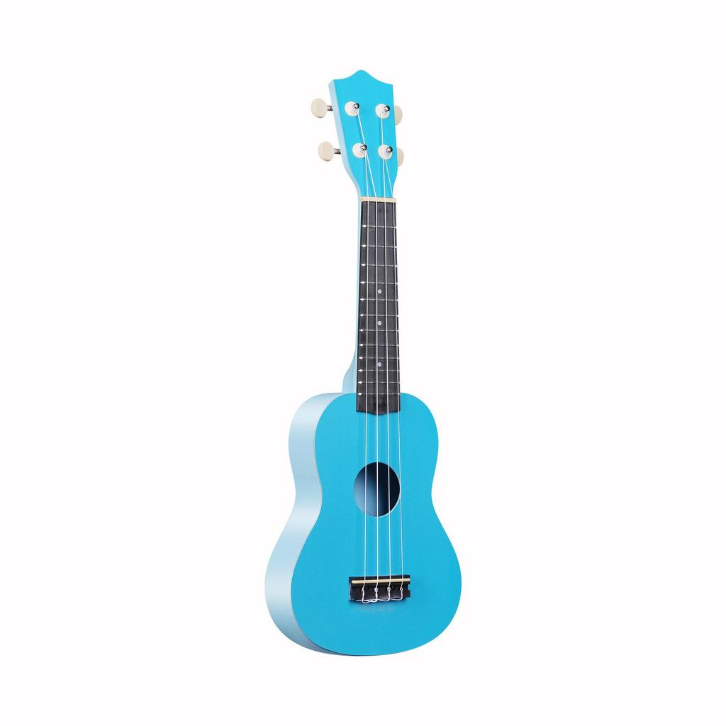 21palcová barevná ukulele pro začátečníky Mini kytara Plastový hudební nástroj