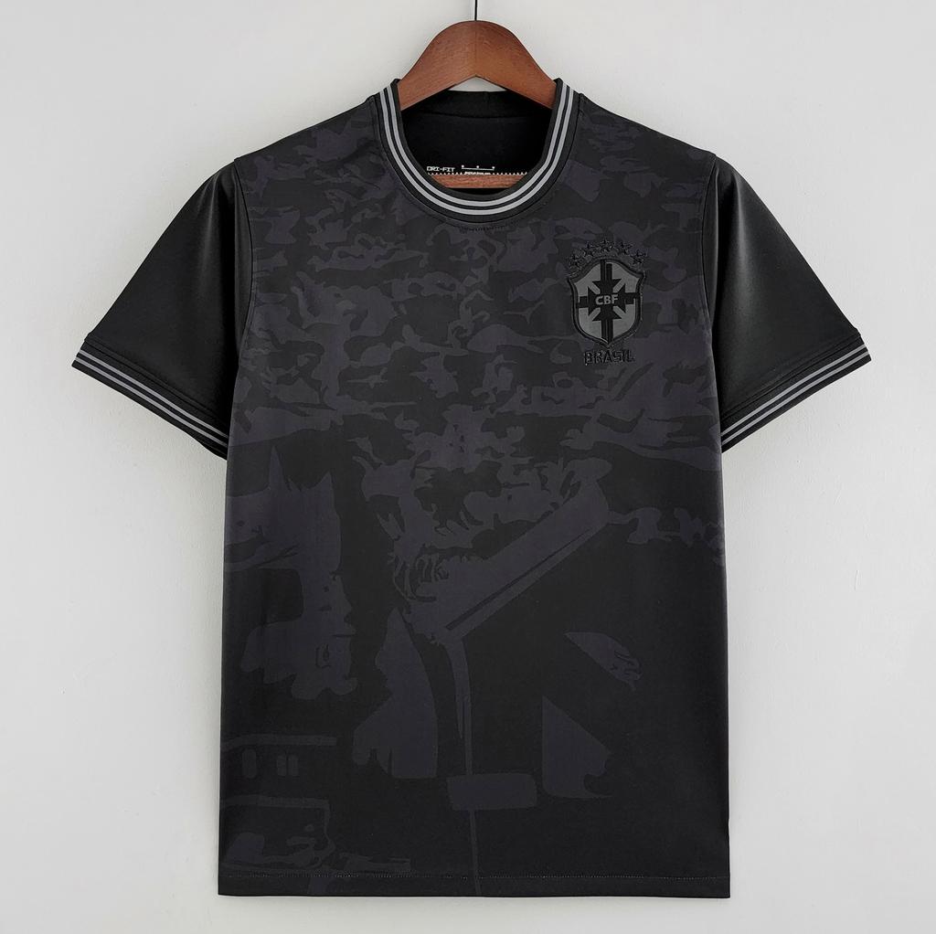 Fünf Sterne Brasilien Heim Auswärts 980204 Retro Trikot Nationalmannschaft Fan Edition Thailändischer Fußball