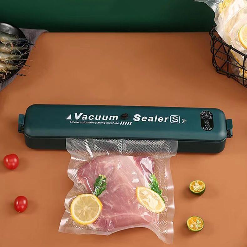 WTEMPO Mașină automată de etanșare Mașină de ambalat alimente uscate și umede Mașină de etanșare în vid din plastic de uz casnic