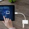Mobilní telefon 3 v 1 USB rozbočovač Type-C na 3,5mm audio převodník přenos dat OTG adaptér