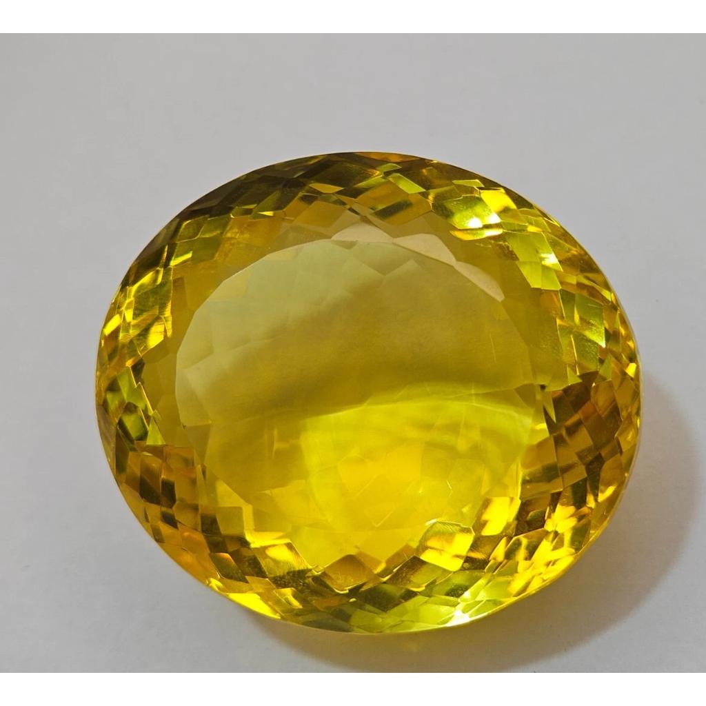 Natural Shine Yellow Topaz 349.75 Ct Oval Cut Certified Fabulous Loose Gemstone