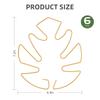 6Pcs Monstera Plant Support Monstera Stabilizer Grapple Holder Monstera Shaped Supports Stem Support Ring for Thriving Growth
