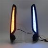 Daytime Running Lights For Honda Civic Type R  2024 LED Fog Lamps DRL With Amber Turn Signal Blue Night Light