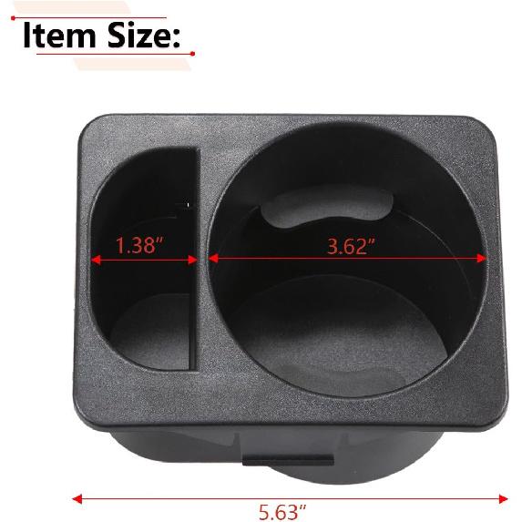 RLB-HILON Cup Holder Ert Compatible With Chevy Silverado C1500 C2500 C3500 K1500 K2500 K3500 Tahoe 1995 To 2000, For Chevy Suburban 1995 To 1999, For