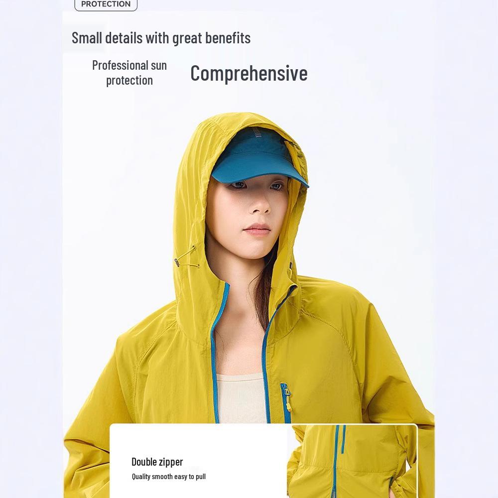 Woodpecker Women's Summer UV-Protective Cycling Jacket: Stylish, Lightweight, and Loose-Fitting.