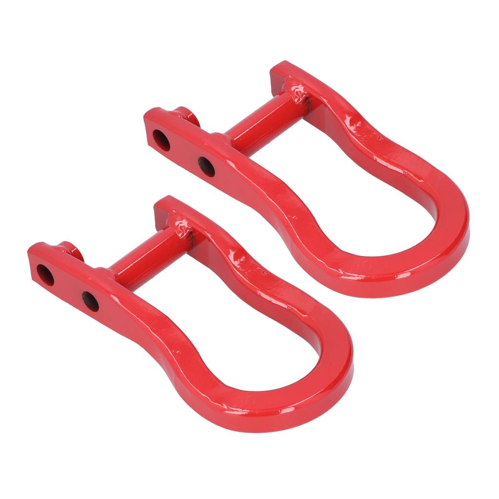 Pair of Red Tow Hook Ring 84192871 Steel Alloy Replacment Fit for Chevrolet Silverado 1500