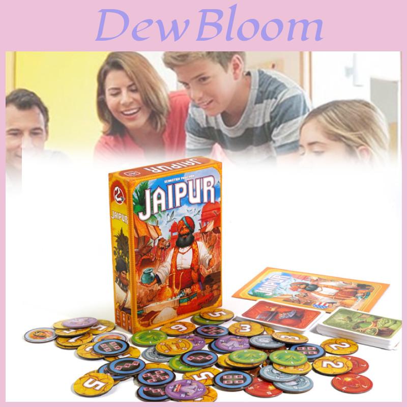 Jaipur Jogo de Cartas de Mesa Interativo Família Mercante Indiana Para Reuniões Divertidas