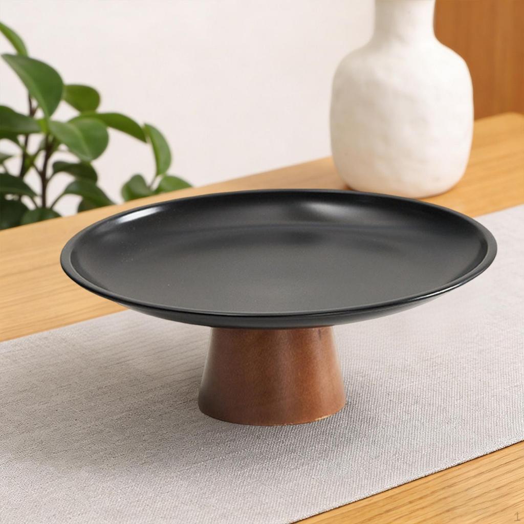Pedestal Fruit Bowl Decorative Lightweight Versatile Snack Candy Storage Tray Food Dish for
