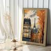 Plakat Illustration Paris Herbst