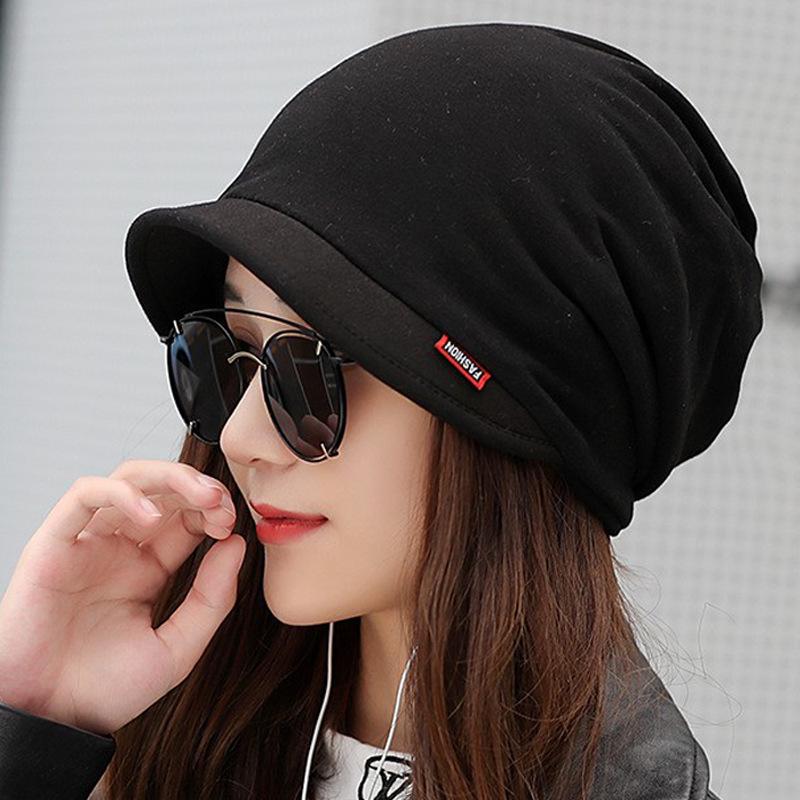 Trendy Women's Duckbill Beanie - Stylish Autumn/Winter Solid Color Hat with Short Brim