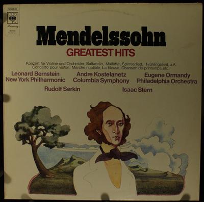 Disque LP FELIX MENDELSSOHNBARTHOLDY Greatest Hits 30010 CBS Harmony 1971 Pays-Bas Classique Occasion