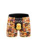 Temu Digital Printing Men's Breathable Boxer Briefs - Comfortable European & American Style Underwear