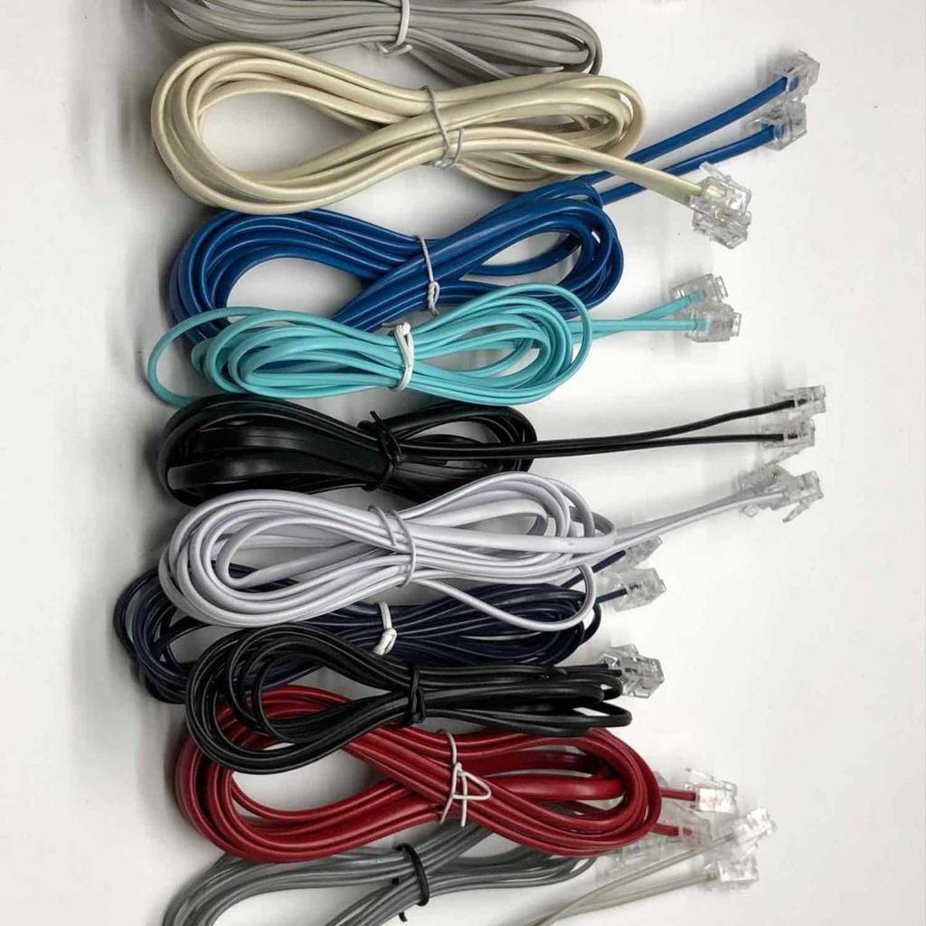 Universal Landline Telephone Handset Spring Cord Connection