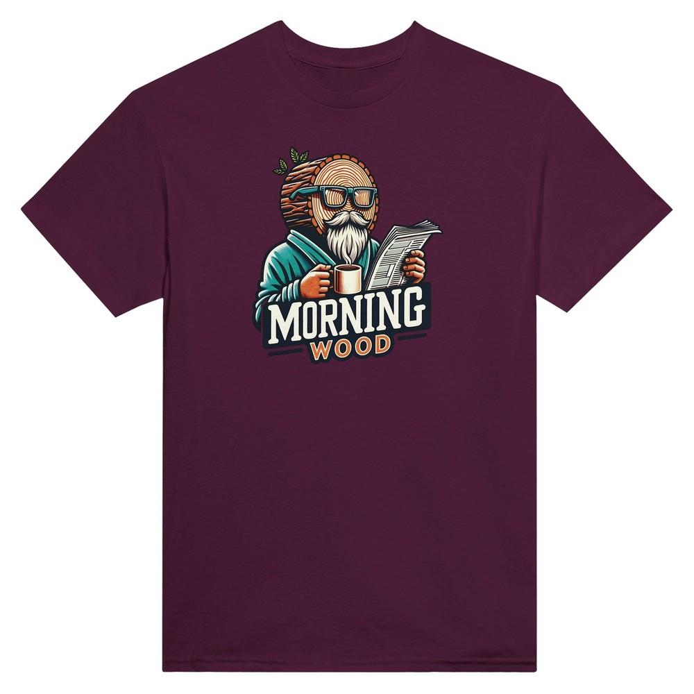 Morning Wood Heavyweight Unisex Crewneck T-shirt Unisex T-Shirt XXL