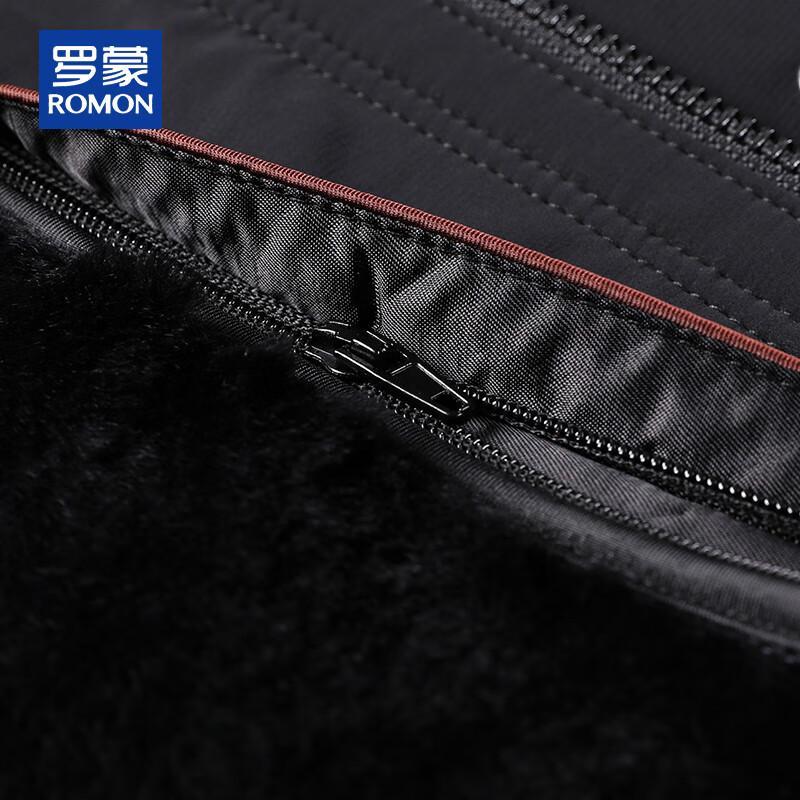 ROMON Men's Detachable Hood Goose Down Winter Jacket
