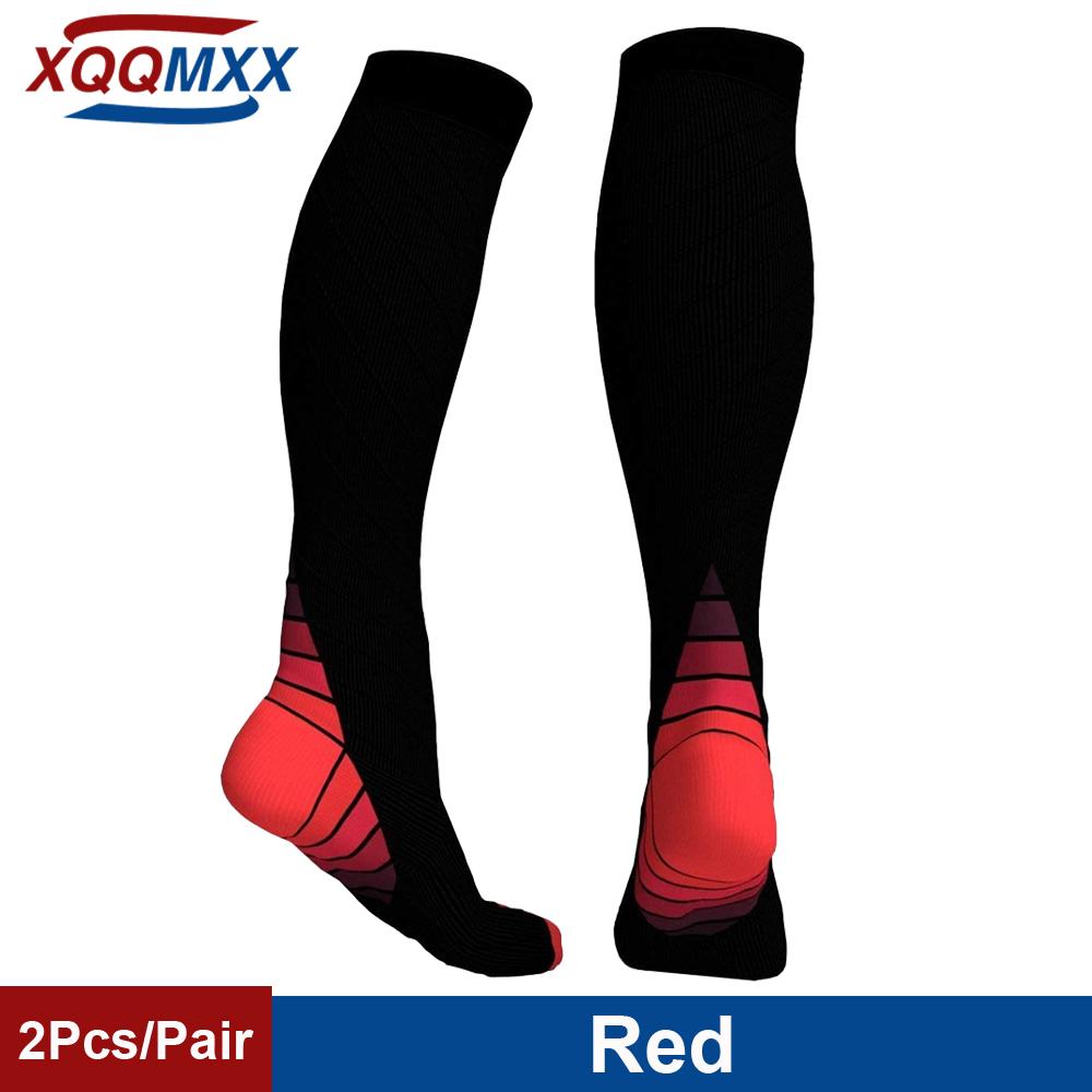 Xqqmxx 1Pair Compression Socks For Neuropathy Swelling Pain Relief 20-30 Mmhg Knee-High Stockings Women Men