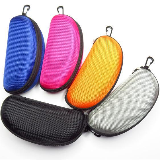 Cycling Sports Zipper Sunglasses Storage Case - EVA Black