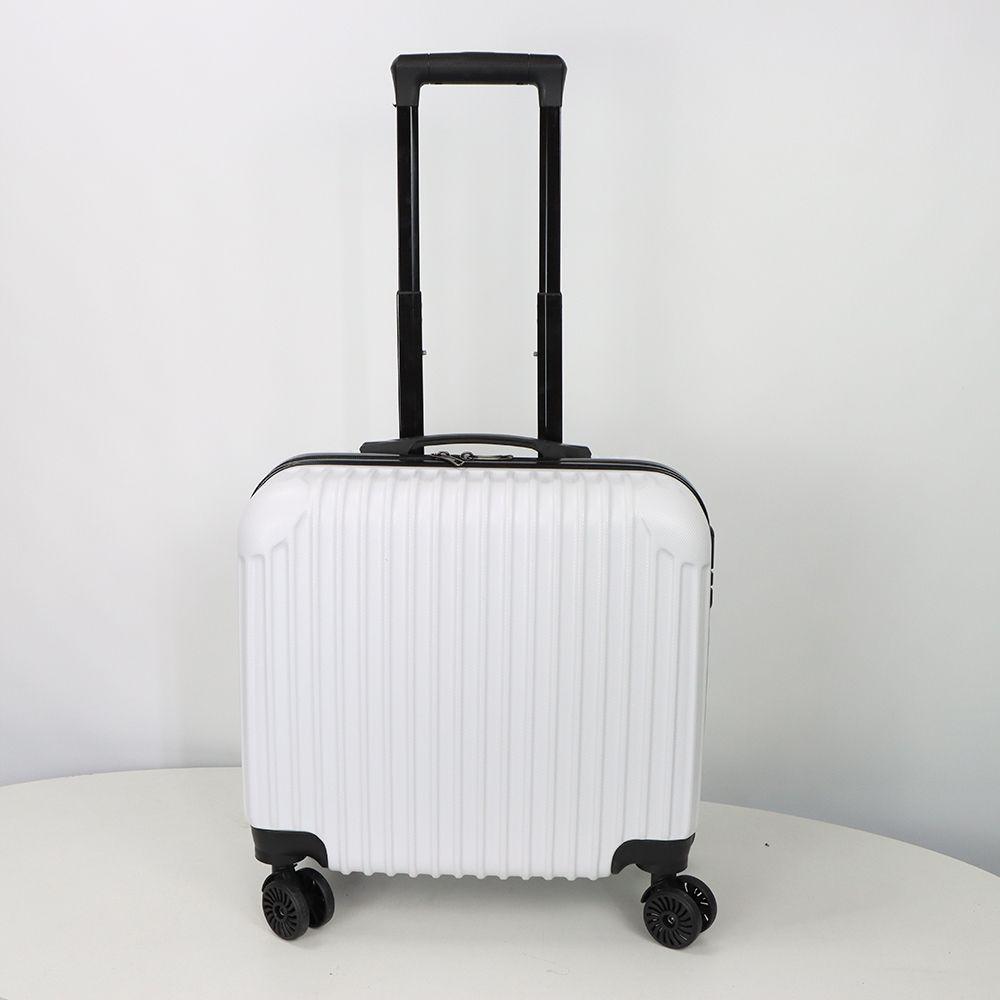 Lightweight 18" Mini Trolley Suitcase with Universal Wheels & Combination Lock