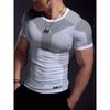 Simple Striped 3D Printed Men's Round Neck Short Sleeve Outdoor Casual Breathable Sweat Absorbent Men's Top Fashion And Fashion