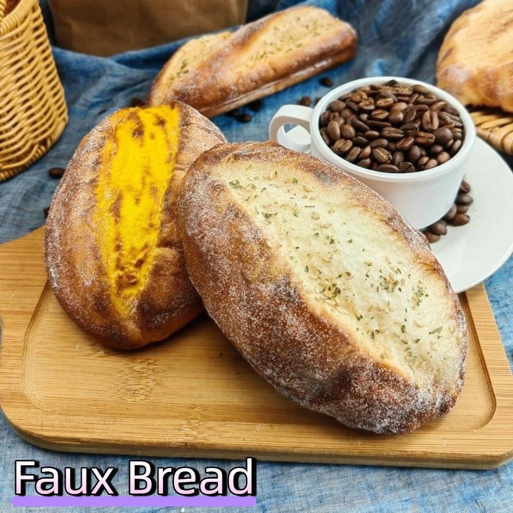 Ungiftiger künstlicher Laugenteigbrot Realistische Imitation Französisches Brot Falsches Brot Ausstellungsregal