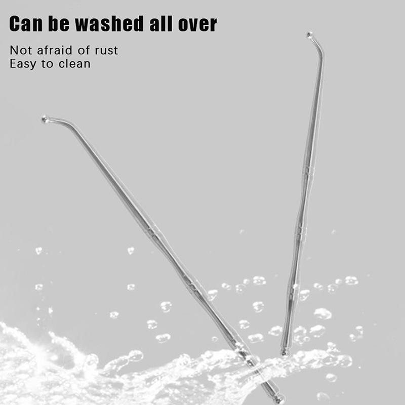 Doppelkopf Edelstahl Manuelle Akupunkturstift Triggerpunkt-Massagegerät Tiefengewebe-Massagegerät für Körpermeridian Schmerzlinderung