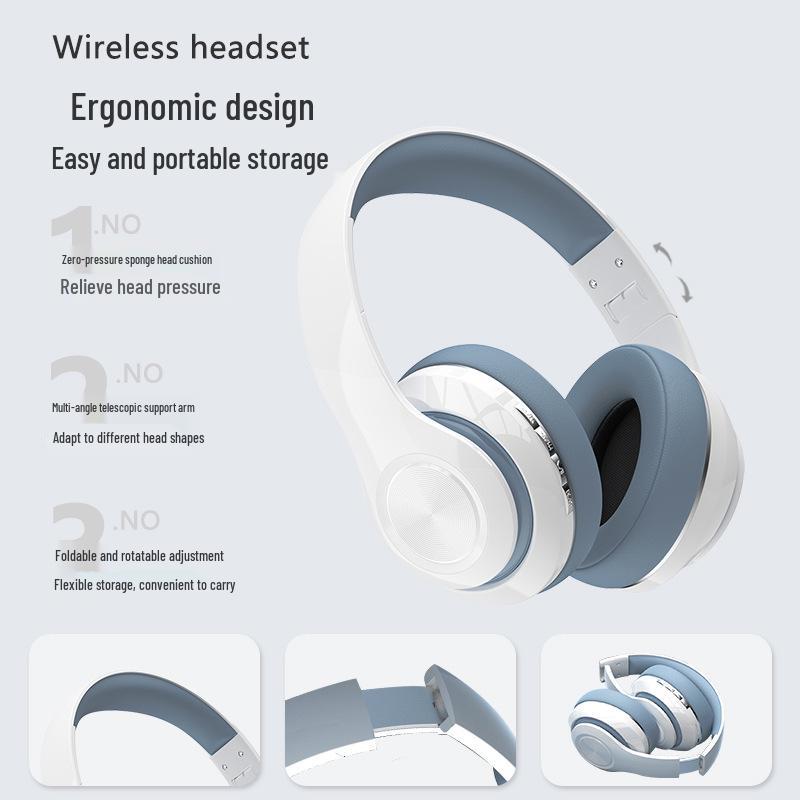 SN33 Over-Ear Bluetooth True Wireless Earbuds, Heavy Bass, Sports, TF Compatible, Universal for Mobile Phones