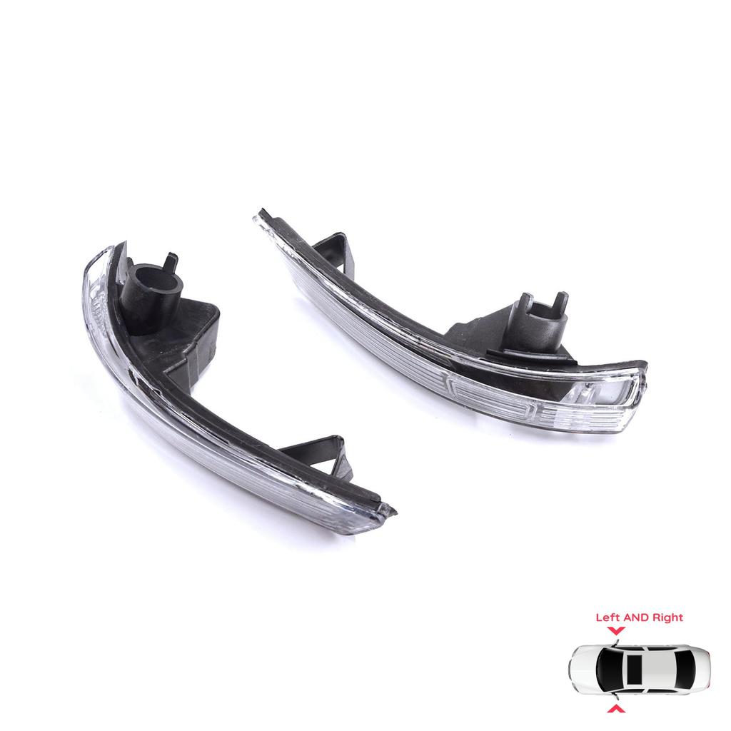 BSP1242 Side Door Wing Mirror White Clear Indicator Lamp Lens Left Right for Ford Focus 2007-2020 Mondeo MK4 2007-2015 1872845 1872847 