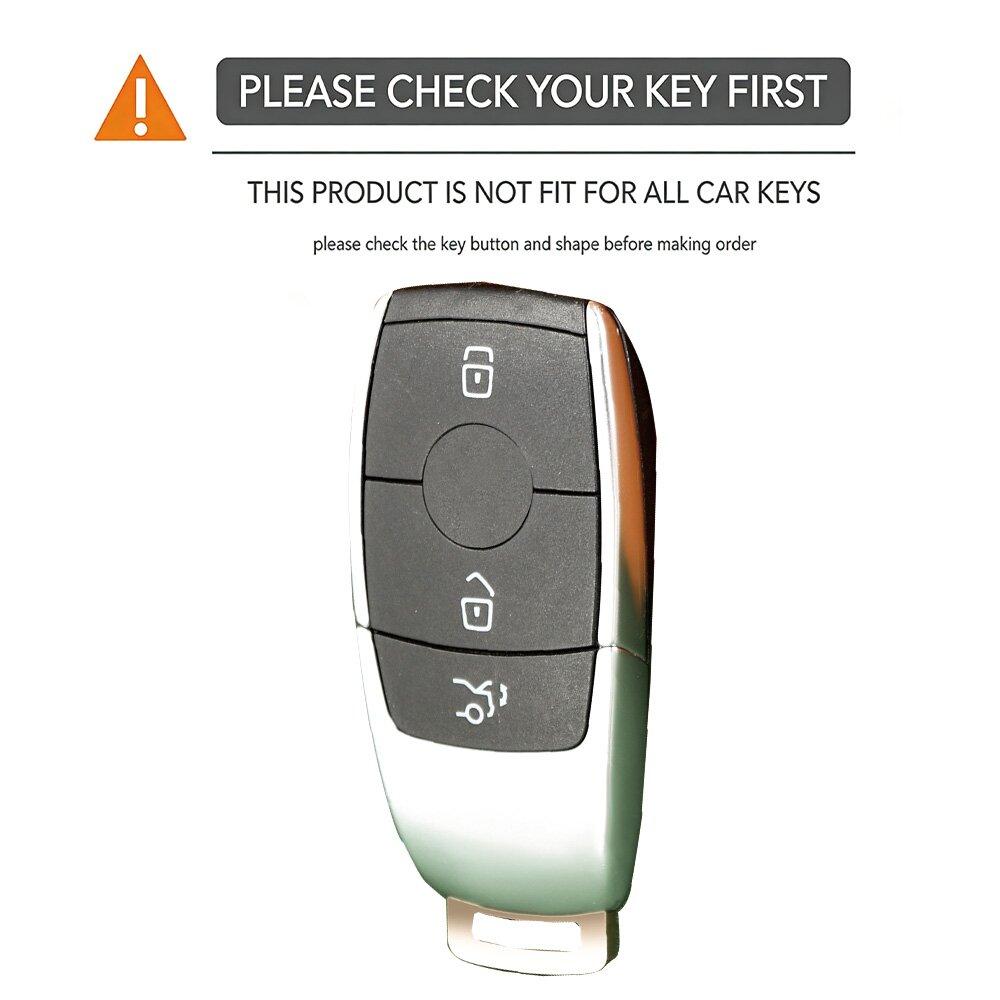 Remote Key Case Cover Shell For Mercedes Benz A C E S G Class GLC CLE CLA GLB GLS W177 W205 W213 W222 X167 AMG Accessories